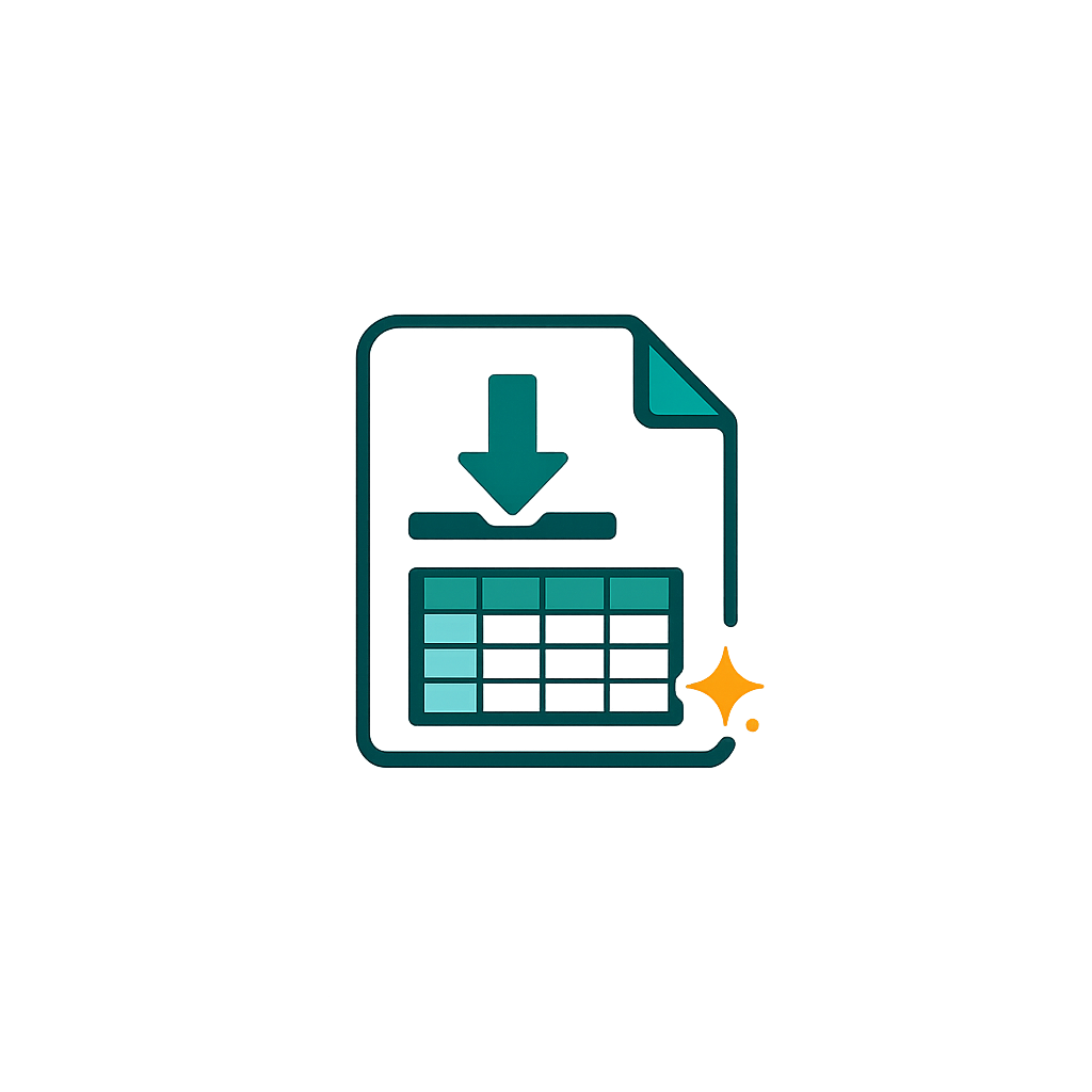 Instant download Excel dashboard — available immediately after purchase